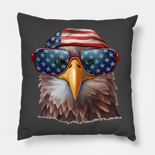 Biker Eagle Pillow