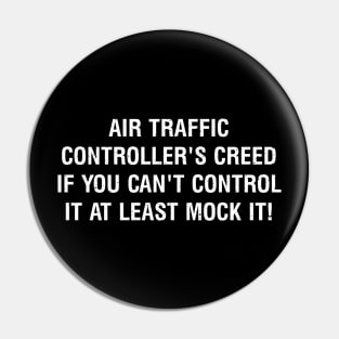 Air Traffic Controller's Creed Pin