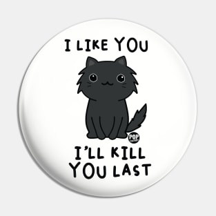 KILL YOU LAST CAT Pin