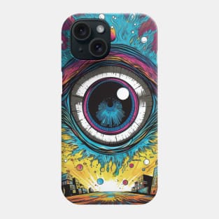 All Seeing Eye The Psychedelic Reality of Our Time Phone Case