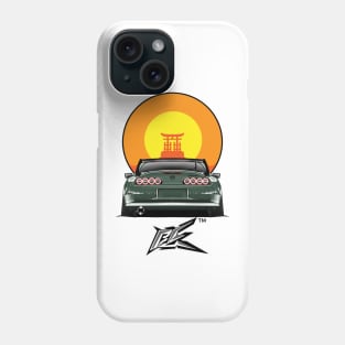 toyota supra a80 lowered dark green Phone Case