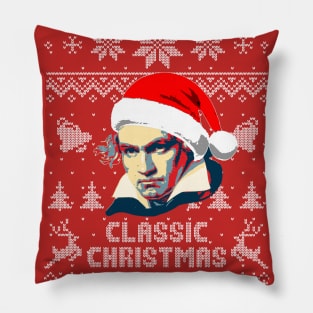 Beethoven Classic Christmas Pillow