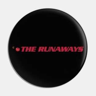 The Runaways Cherry Bomb logo Pin