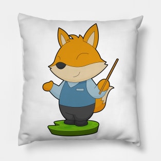 Fox Teacher Pointer Pillow