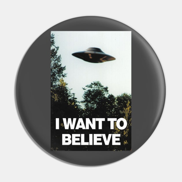 I Want To Believe Pin by discpeplum