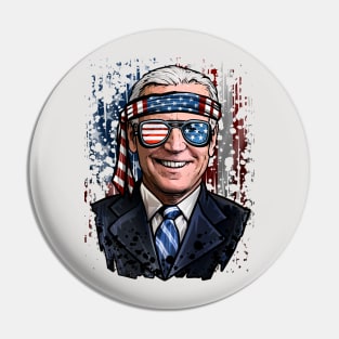 Patriotic President Biden Pin