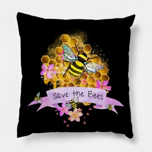 Save the Bees 7 Pillow