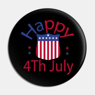 Happy 4Th July - Funny Gift For Women ,Men ,Friend Pin