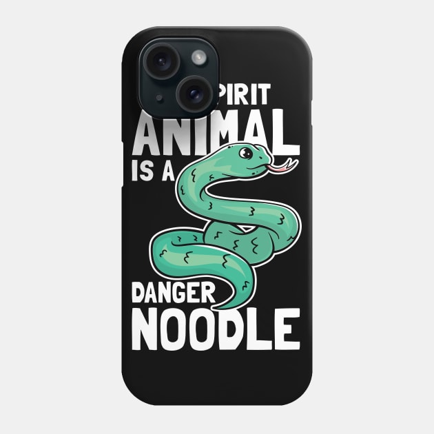 My Spirit Animal Is A Danger Noodle Phone Case by maxcode