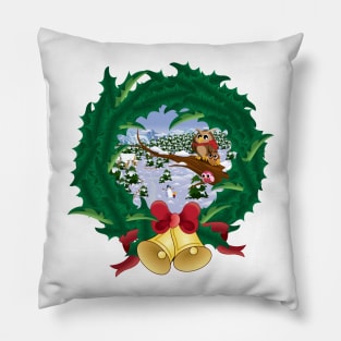 Holiday Owl Pillow