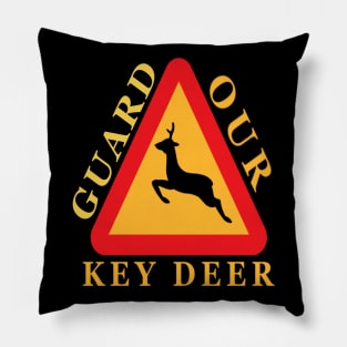 Guard Our Key Deer Pillow