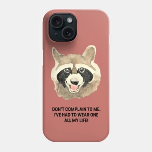 Raccoon in Covid Mask Phone Case