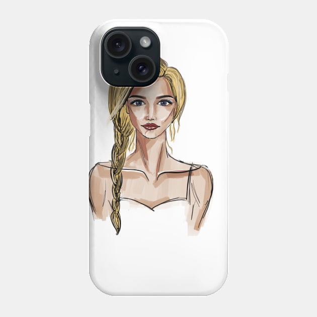 Fashion girl Phone Case by Keen_On_Colors