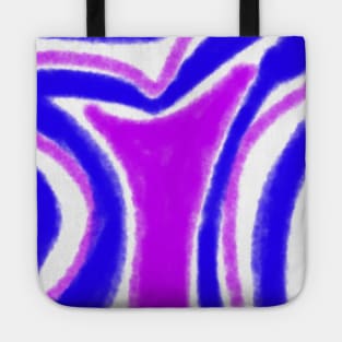 blue pink abstract watercolor texture Tote