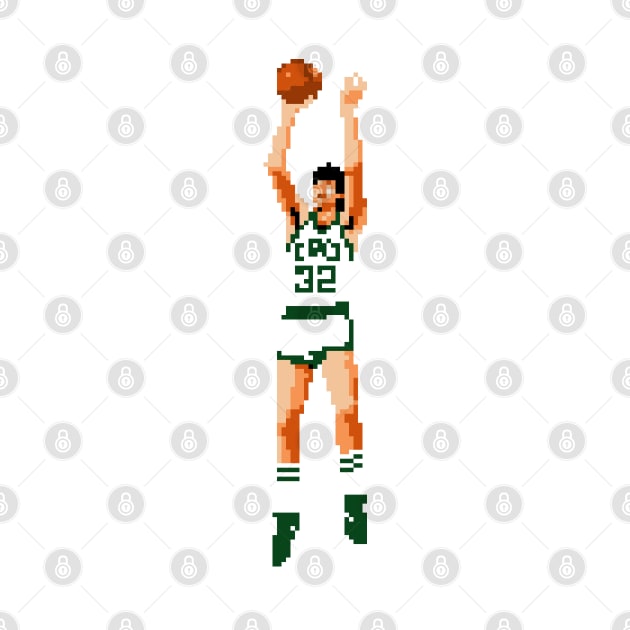 Kevin McHale Pixel Jumpsot by qiangdade