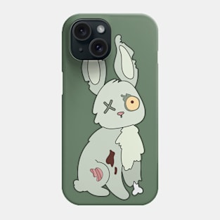 Zombie Rabbit Cartoon // Funny Halloween Zombie Phone Case