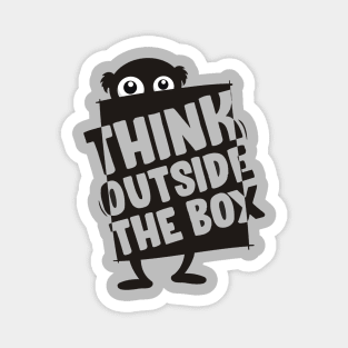 think outside the box Magnet