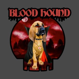 Halloween Dog Vampire Blood Hound T-Shirt