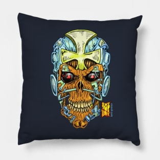 Skullborg by Hard Grafixs© Pillow