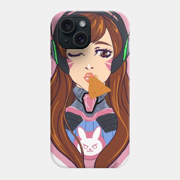 Doritos D.Va Phone Case by Kayaasan