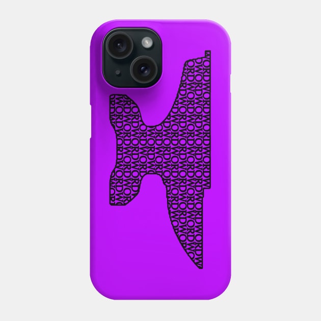 Wordsmith: Purple Phone Case by WickedFaery