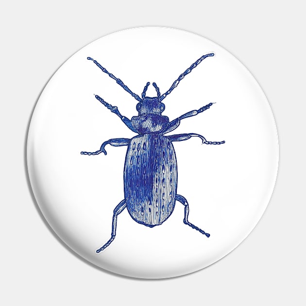 Blue Beetle Pin by chadtheartist