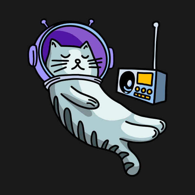 Astronaut Cat by CyberpunkTees