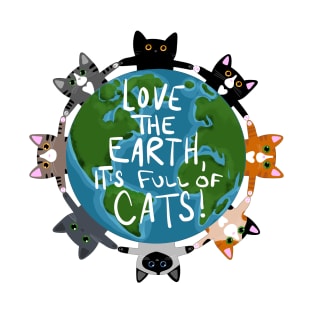 Earth Day Cats T-Shirt