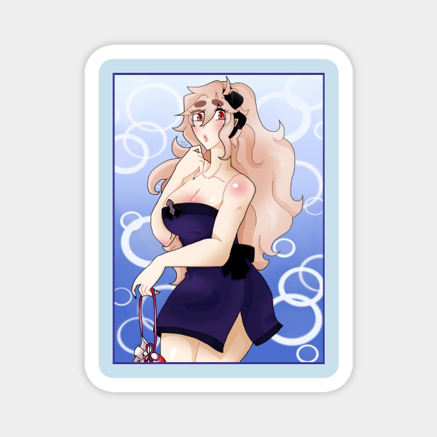 Hot Spring Corrin Magnet by GameyLameys