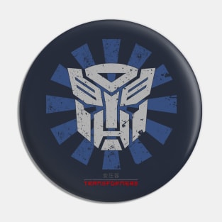 Transformers Retro Japanese Pin
