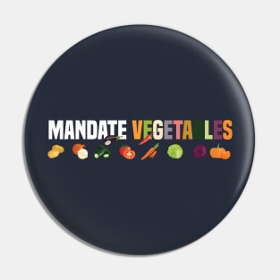 Funny Mandate Vegetables, Pin