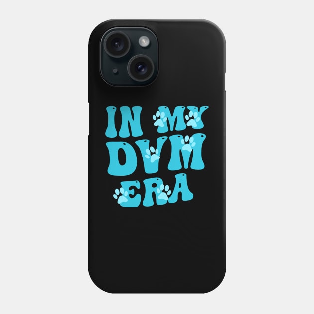 In My DVM Era, A Colorful Floral Tribute to Veterinary Passion Phone Case by Rishirt