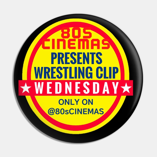 80sCinemas Coliseum Video Wrestling Clip Wednesday Pin by The80sCinemasShop