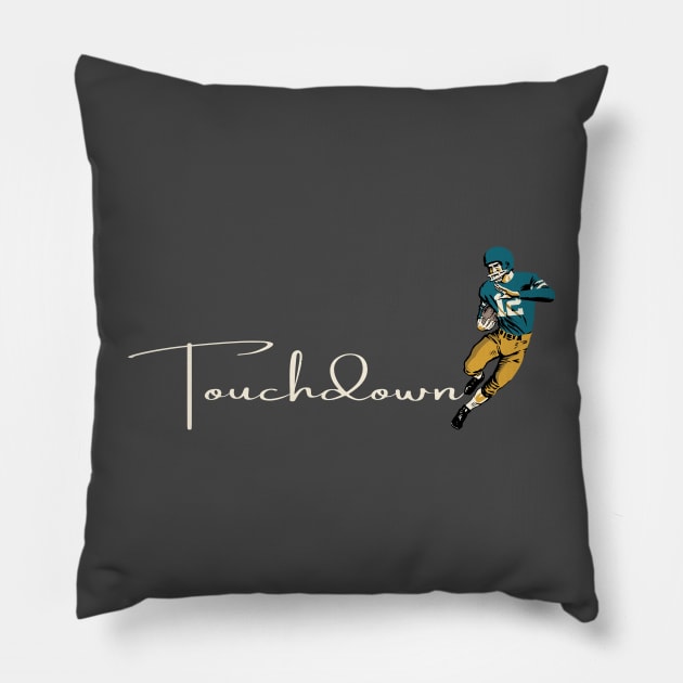 Touchdown Jaguars! Pillow by Rad Love