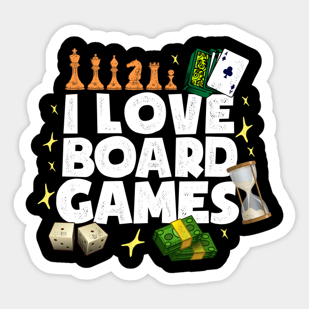 Card Games Party Sticker