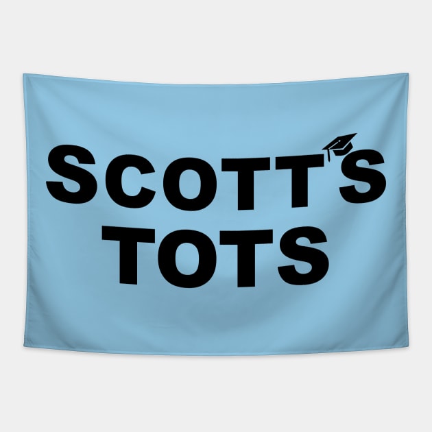 Scott's Tots Office Fan Tapestry by graphicbombdesigns