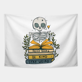 Read books be kind stay weird Tapestry