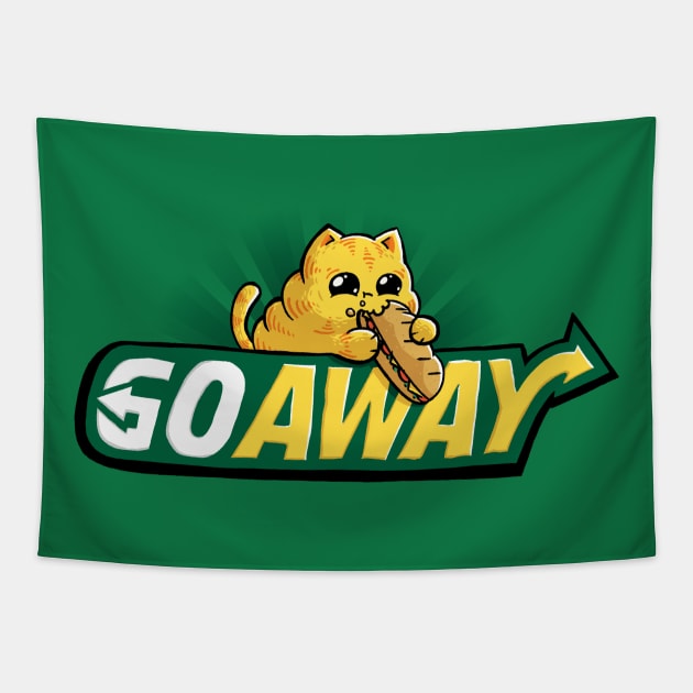 Go Away Tapestry by BignellArt