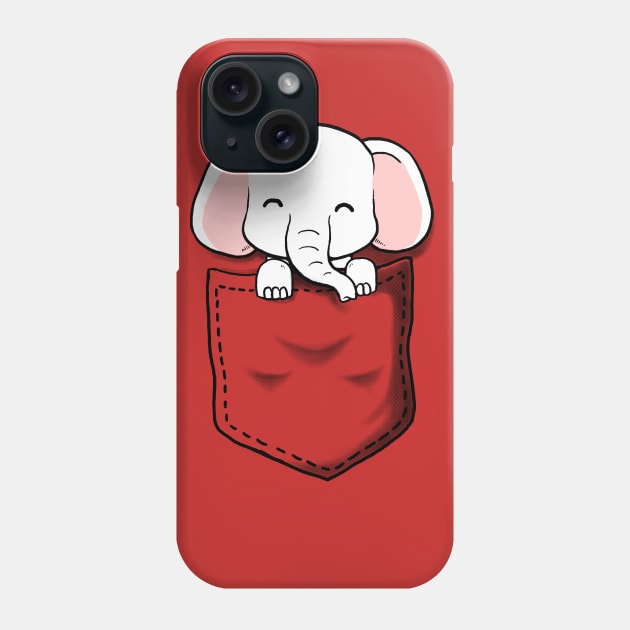 Elephant Pocket Phone Case by fathi