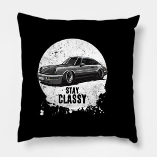 Stay Classy - Not Old - Oldtimer Car 911 Pillow