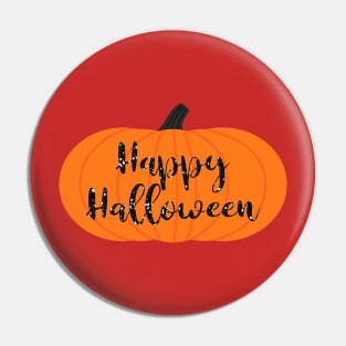 Happy Halloween Pumpkin Pin