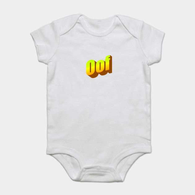 Roblox Oof Roblox Baby Bodysuit Teepublic Uk - baby roblox clothes codes