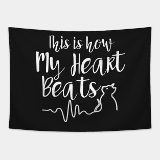 This is how my heart beats Tapestry