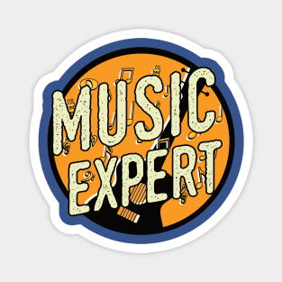 Music Expert guitar musical notes Magnet