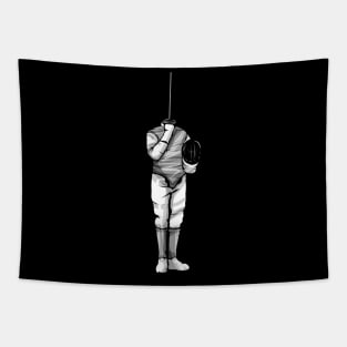 Outfit Of A Fencer En Garde Fencing Tapestry