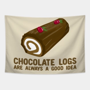 Chocolate Logs are always a good idea Tapestry