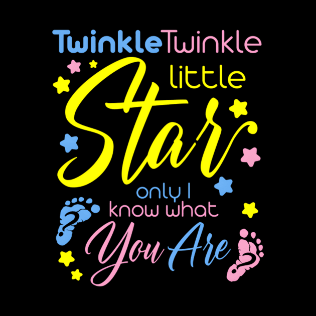 Twinkle Twinkle Little Star Only I Know W Gender Keeper by SnugFarm