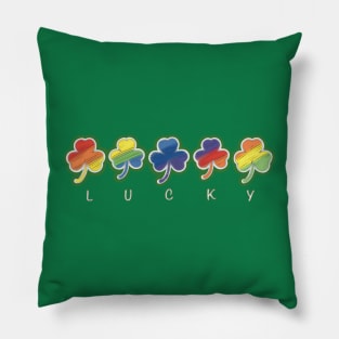 St. Patrick’s Day - Fun Lucky Rainbow Pillow