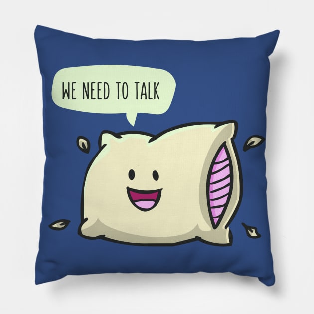 Pillow Talk Pillow by AnishaCreations