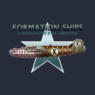 Formation Ship B-24 Liberator T-Shirt